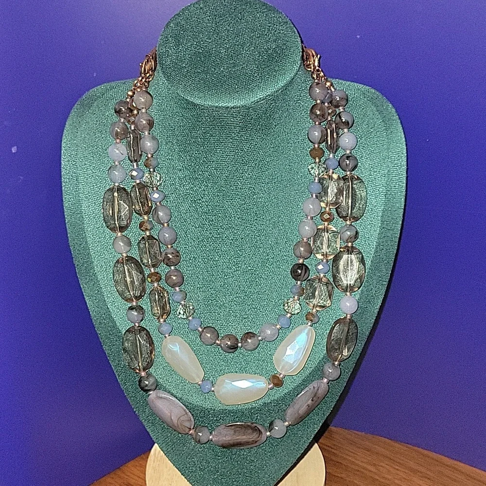 VINTAGE PREMIER DESIGNS ENGLISH ROSE NECKLACE - Picture 5 of 10